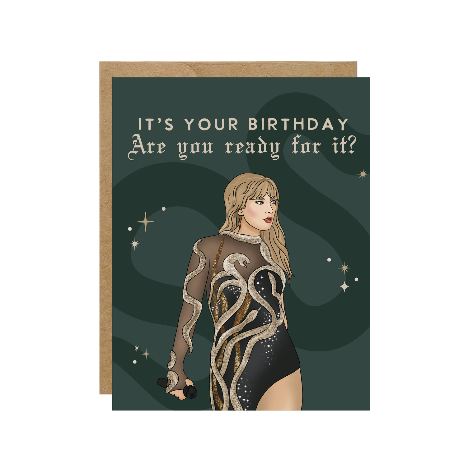 Simple Whimsy - Taylor Are You Ready For It? Card