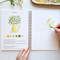 Flowers Watercolour Workbook