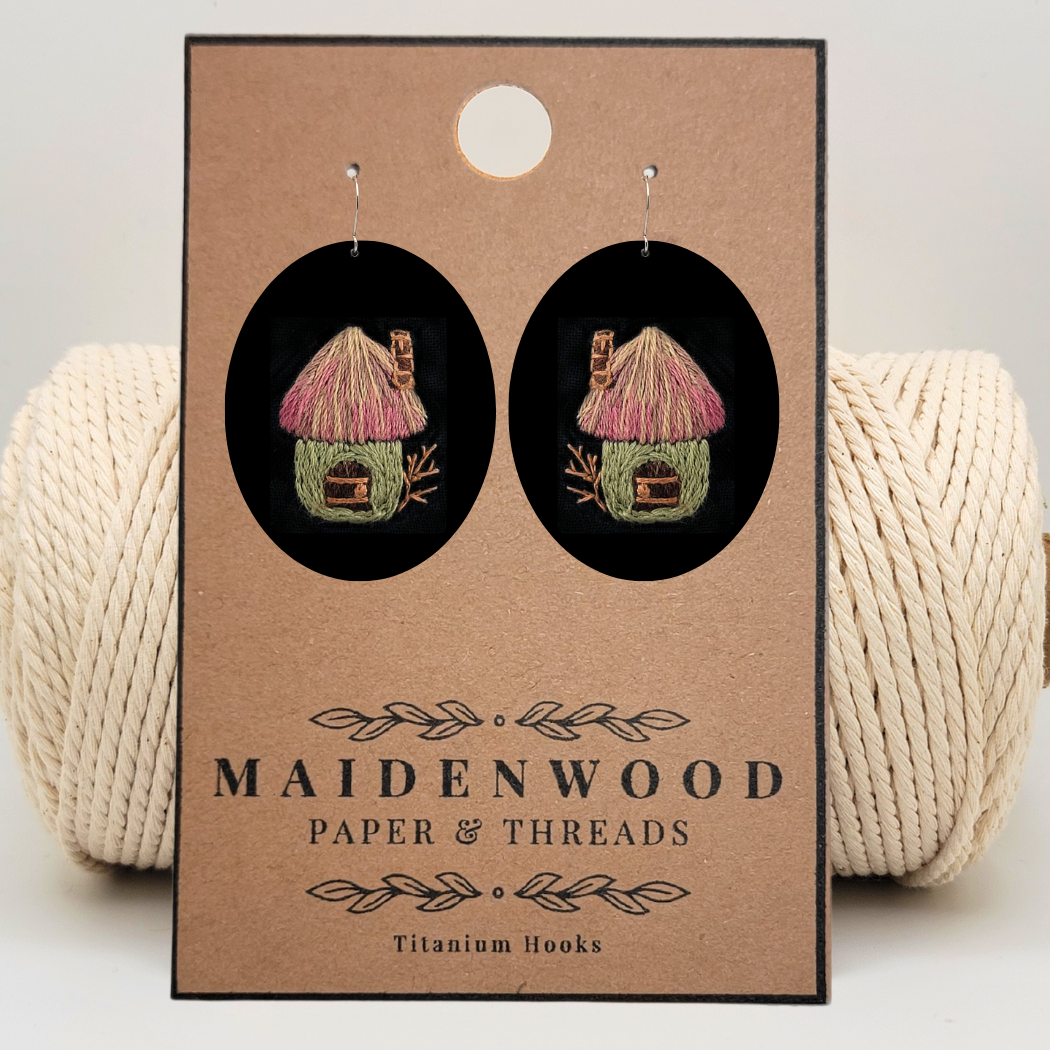 Mushroom Cottage Earrings