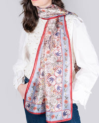 Fable England - FABLE Folksy Fox Silky Scarf