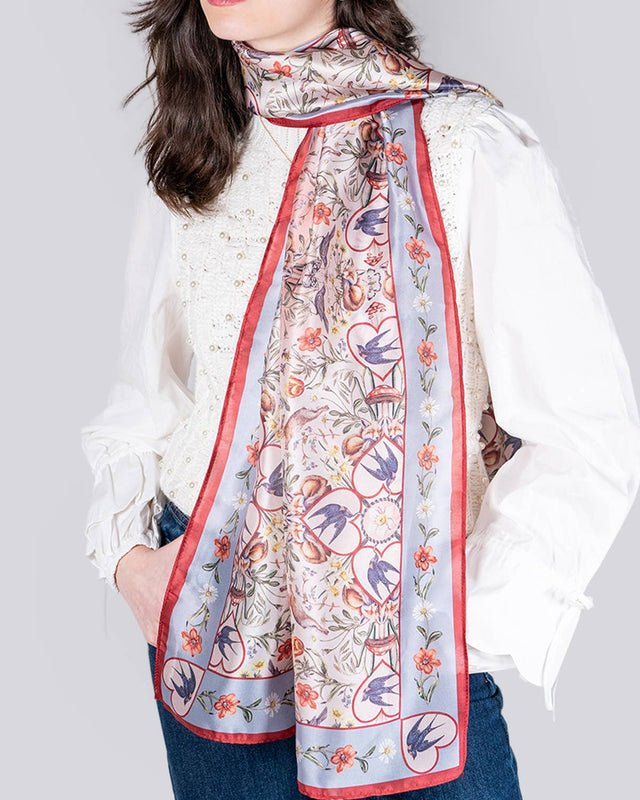 Fable England - FABLE Folksy Fox Silky Scarf