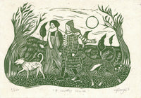 Prints by the Bay - A Windy Walk Card