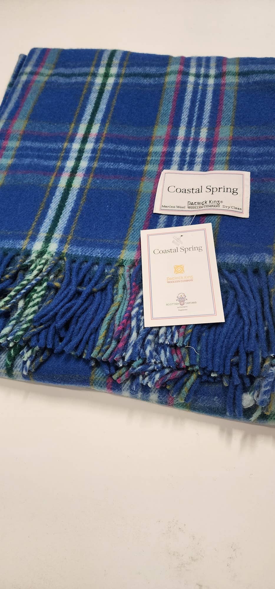 Patrick King Woollen Company - Coastal Spring Deluxe Highland Blanket