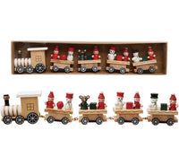 Wooden Train with Holiday Passengers