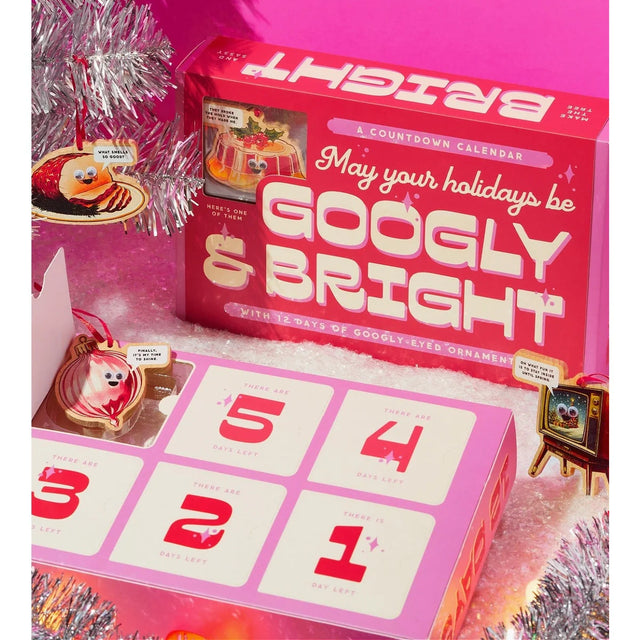 Googly & Bright Holiday Ornament Countdown Calendar