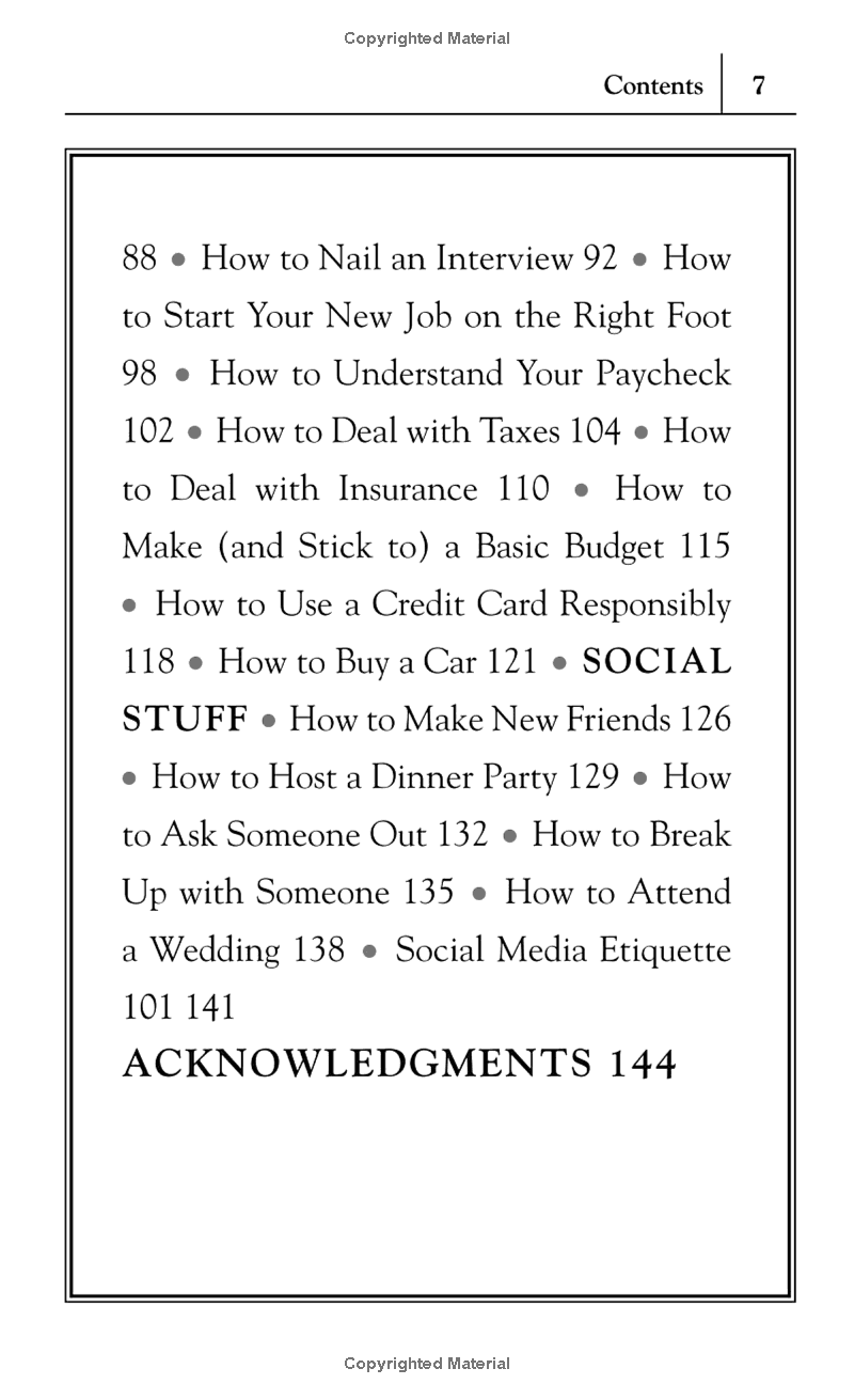 Stuff Every Graduate Should Know: A Handbook for the Real World