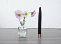 Black Beeswax Tapers