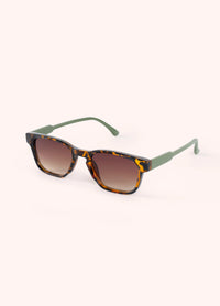 Jacinda Ladies Sunglasses, Moss/Tortoiseshell