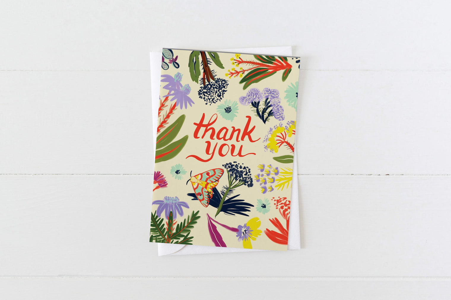 Thank You Floral Card