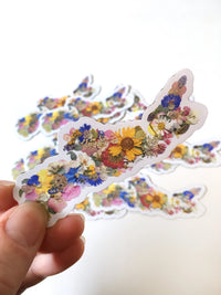 Seek & Bloom - Nova Scotia Pressed Flower Map - Magnet