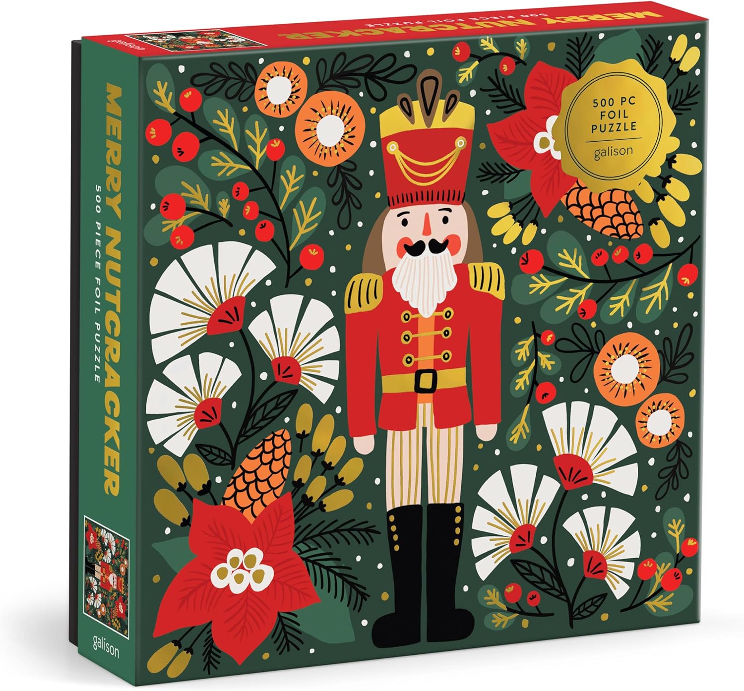 Merry Nutcracker 500 Piece Foil Puzzle