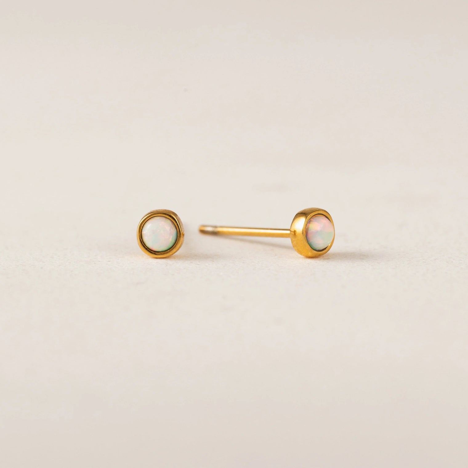 Opal Stud Earrings