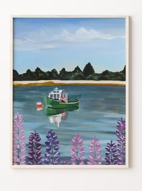 Lyndsay Hubley - Dover's Quite Cove Print
