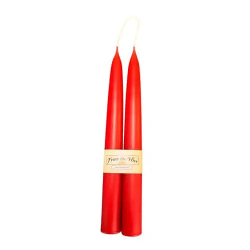 From The Hive - 8'' Beeswax Tapers