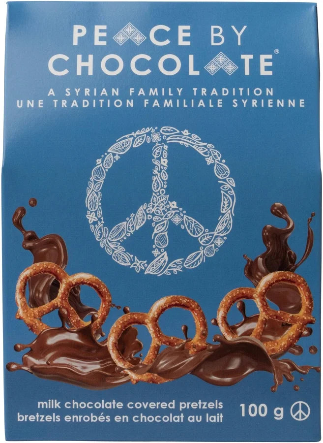 Peace By Chocolate - Milk Chocolate Covered Pretzels