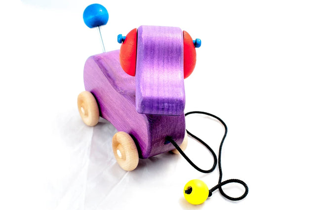 Toymaker of Lunenburg -Wooden Dog Pull Toy