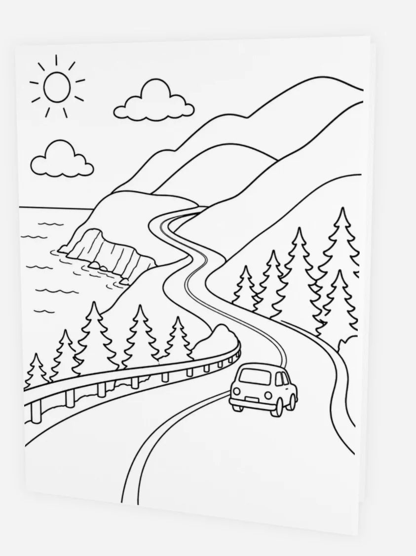 Doodle Cards - Cabot Trail Card