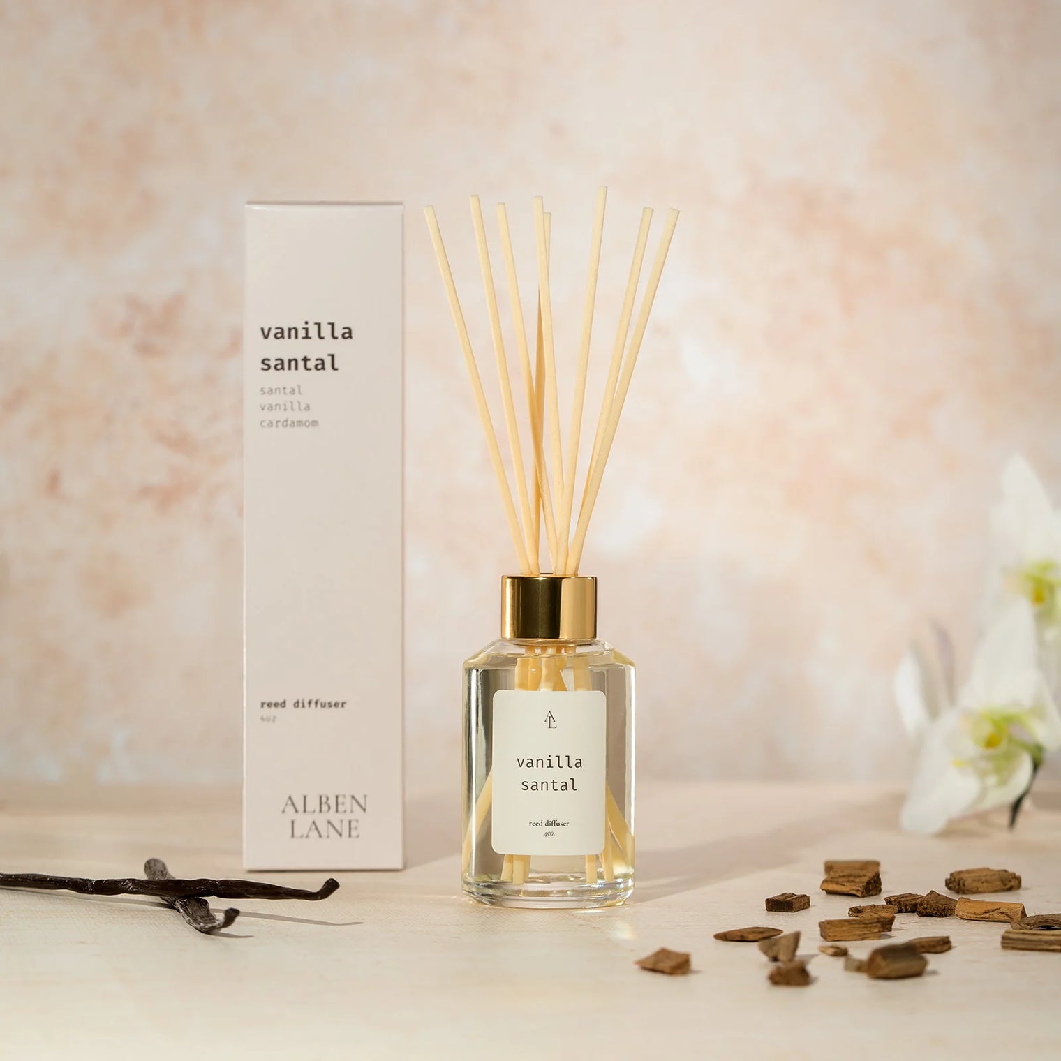 Alben Lane - Vanilla Santal Reed Diffuser
