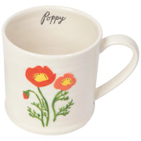 Floral Embossed Mug