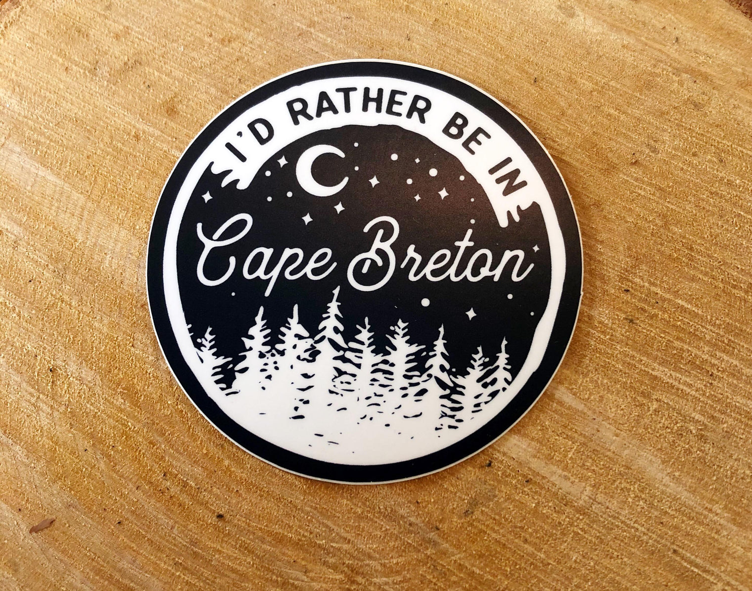 I'd Rather Be In Cape Breton Sticker