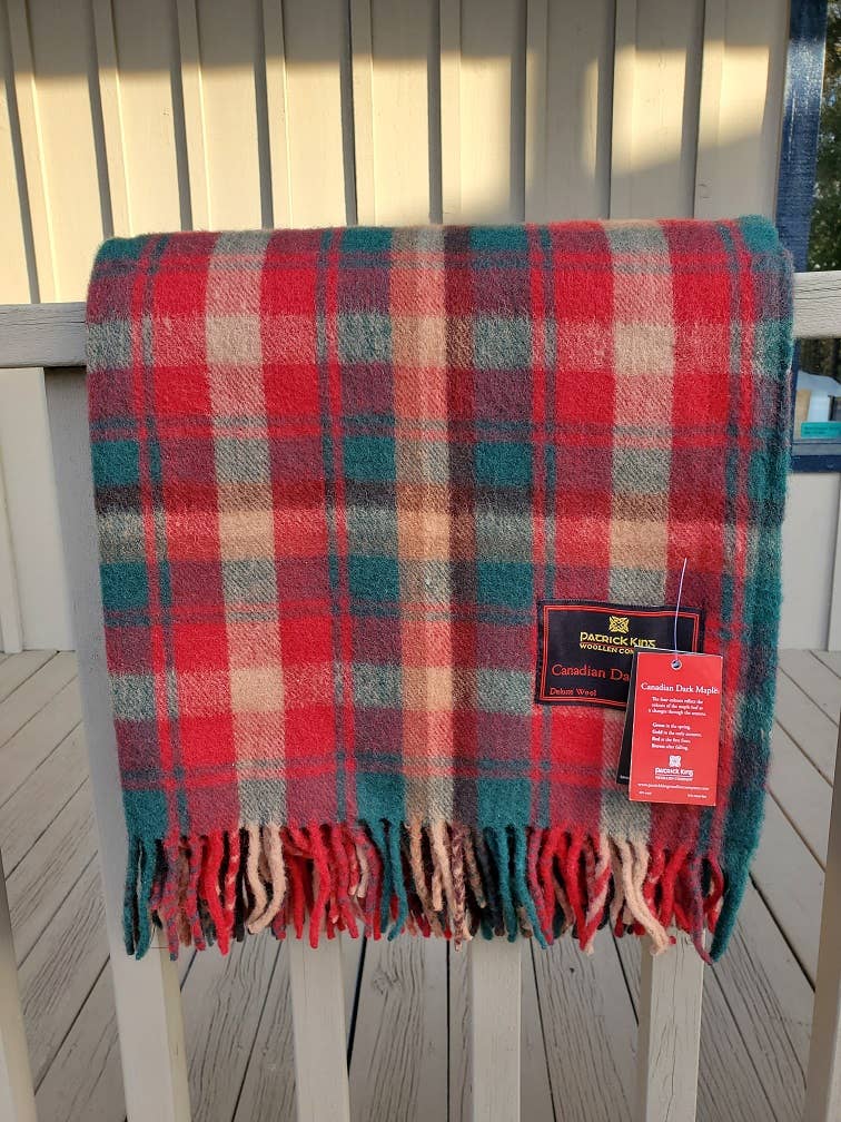 Patrick King Woollen Company - Dark Maple Deluxe Highland Blanket