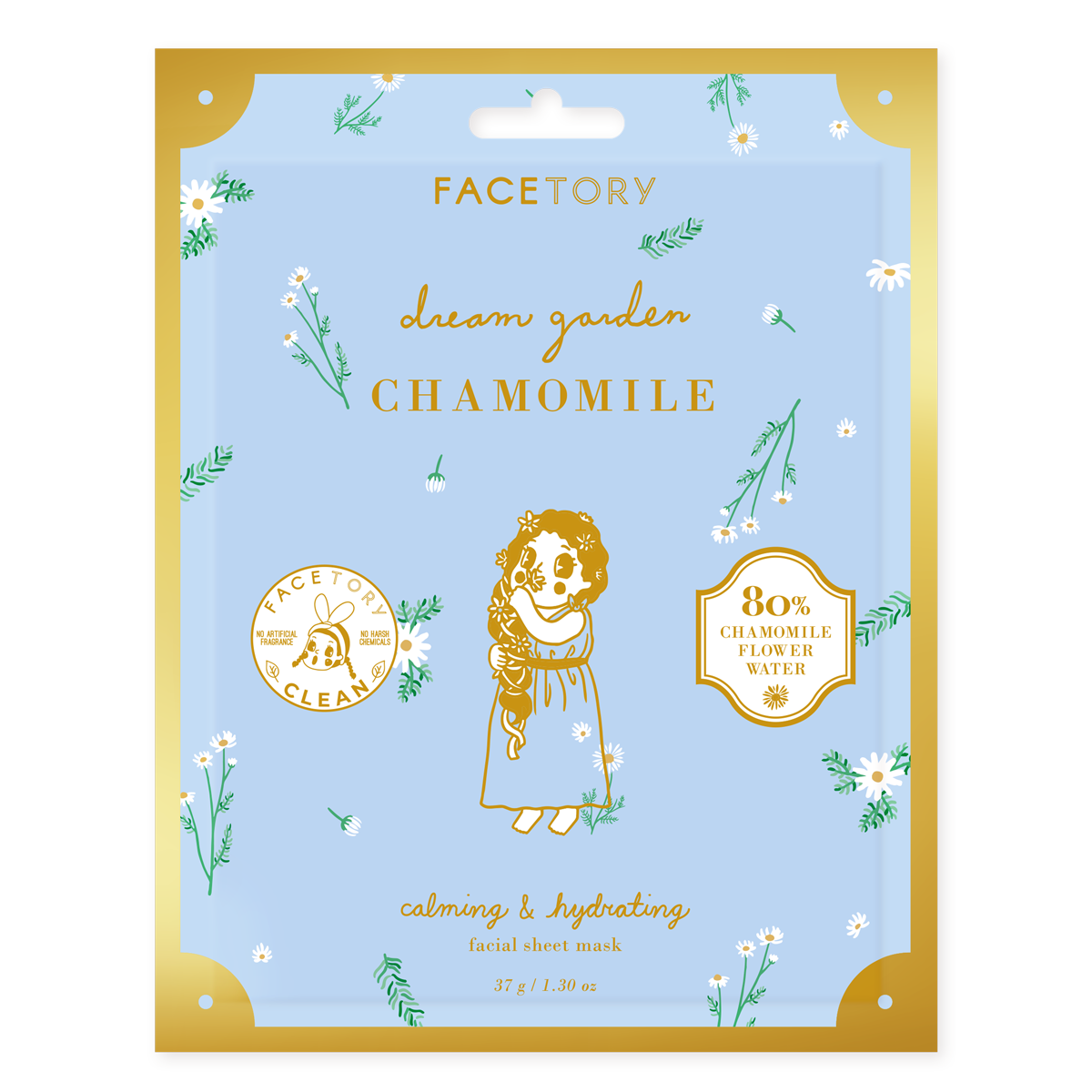 Dream Garden Chamomile Flower Waffle Mask