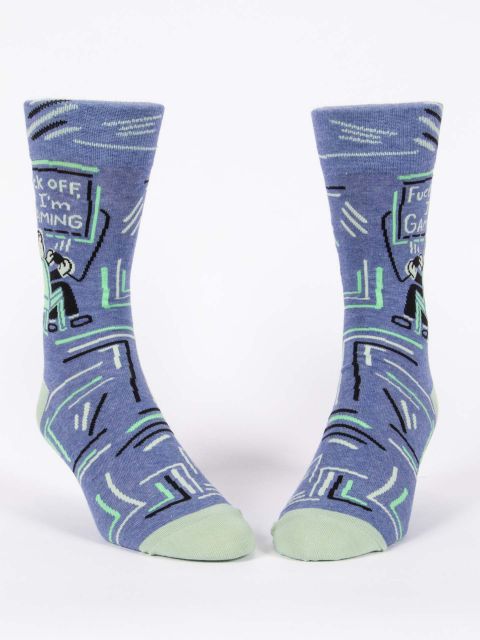 Fuck Off, I'm Gaming Men's Socks