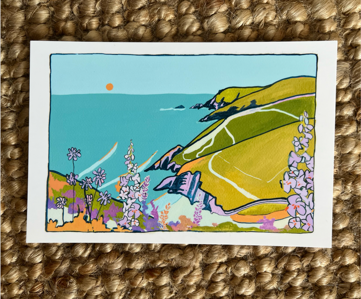 Lizz Miles Art - Cape Breton Highlands Post Card