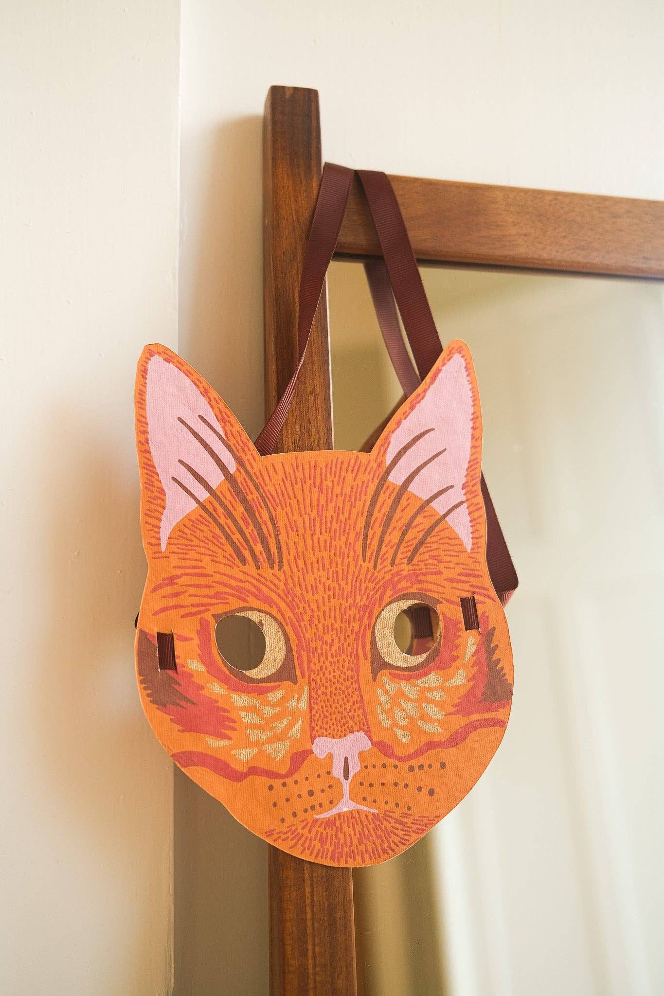 East End Press - Cat Mask Greeting Card