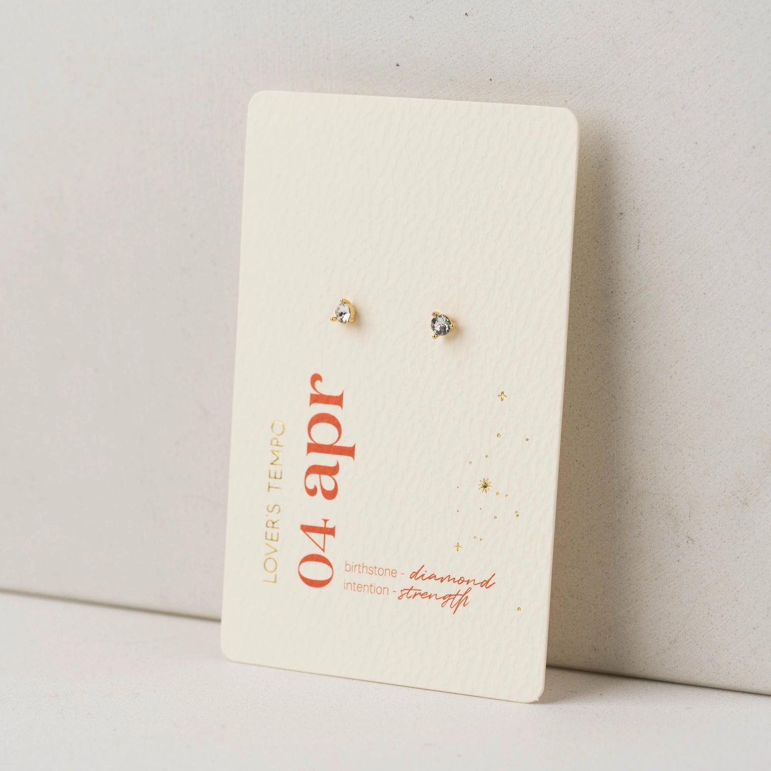 Birthstone Stud Earrings - Sterling Silver
