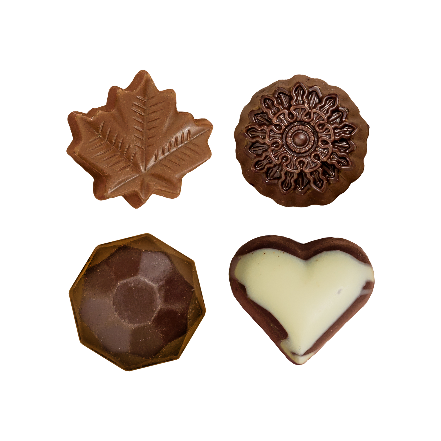 Peace By Chocolate - 4 Piece Box Assorted Chocolates