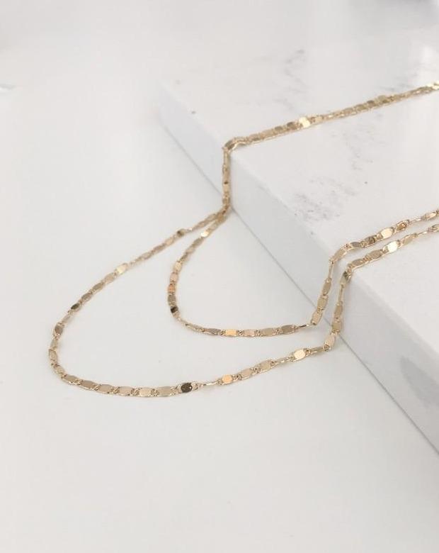 Cleo Layered Necklace - Gold