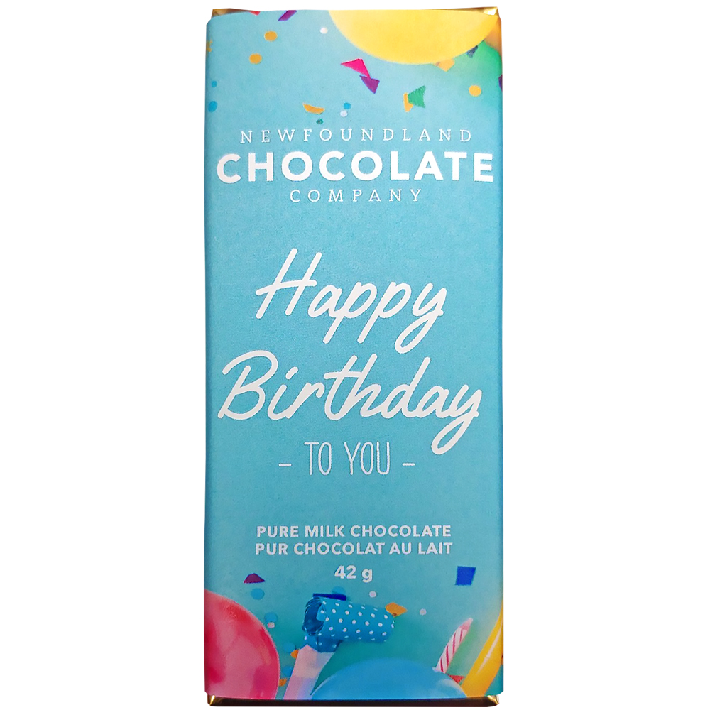 Happy Birthday Chocolate Bar