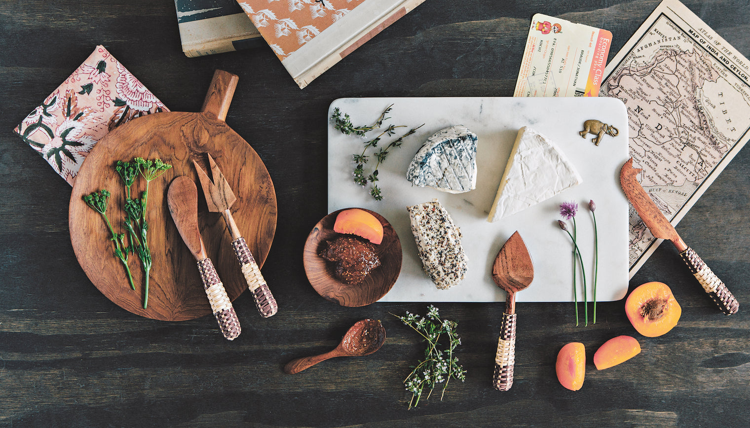 White Marble Serving Board