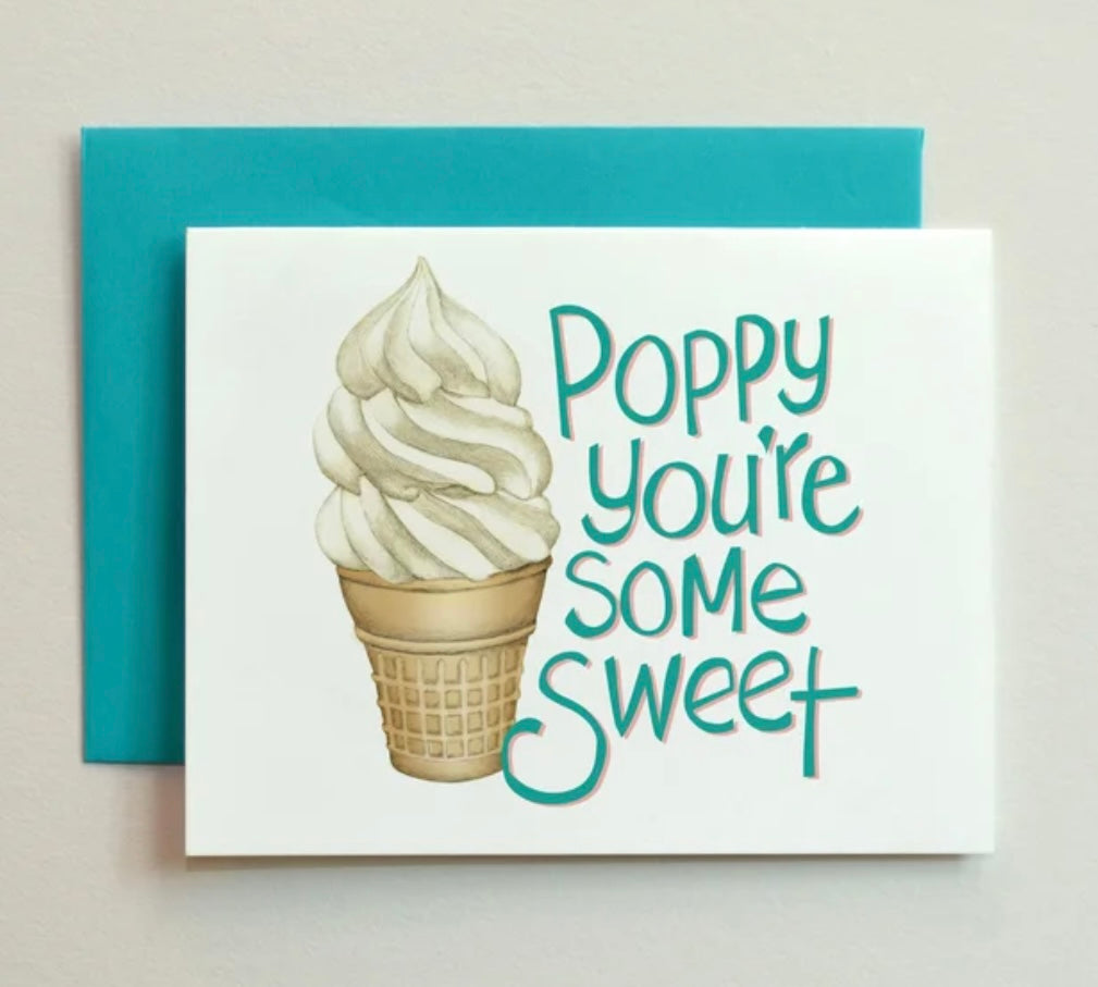 Poppy Some Sweet Card