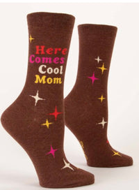 Women's Here Comes Cool Mom Crew Socks