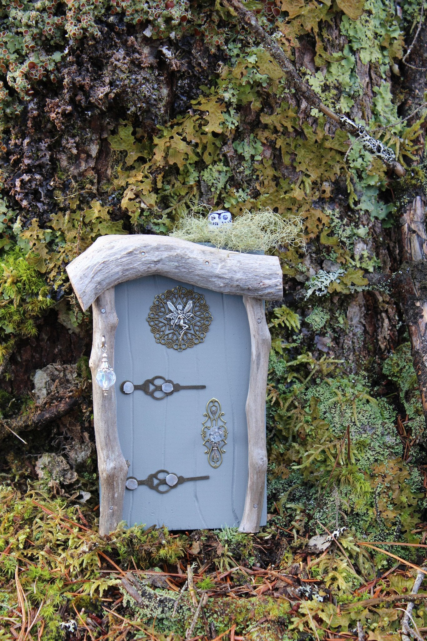 Misty Blue Fairy Door