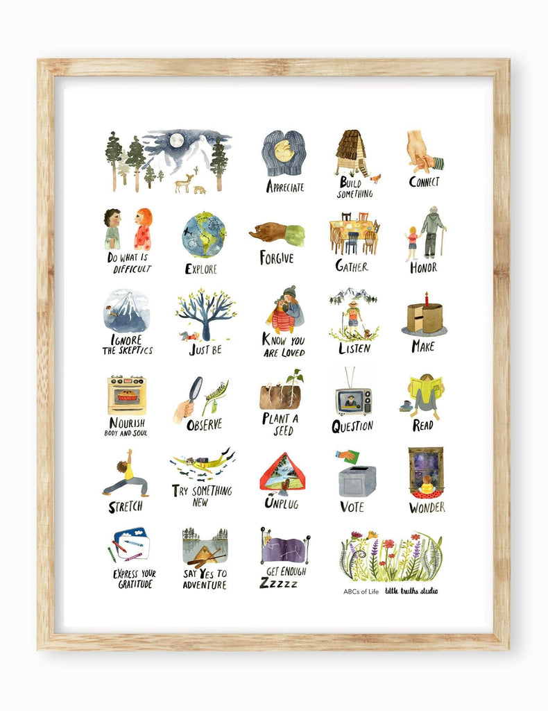 ABCs of Life Art Print