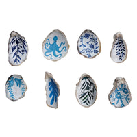 Hand-Painted Oyster Shells