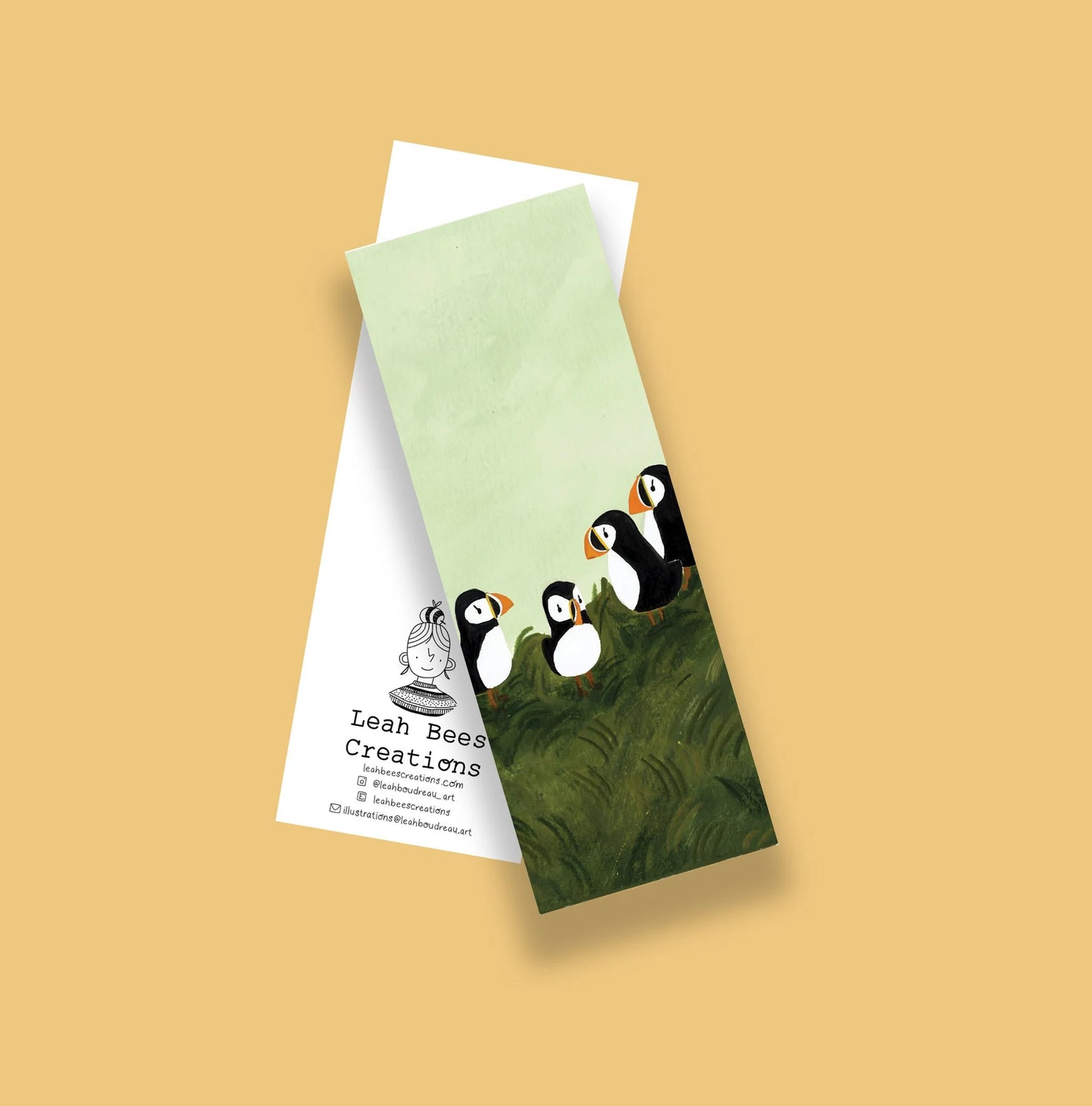 Puffins Bookmark