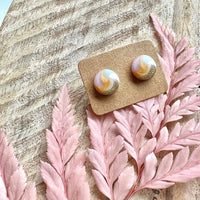 Sea Glass Earrings in Gold