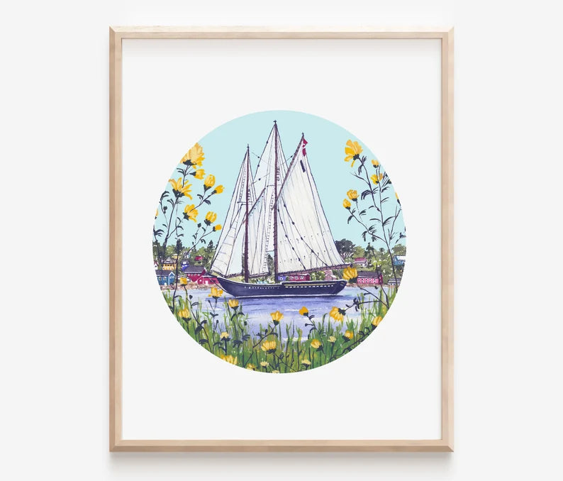 Bluenose Print