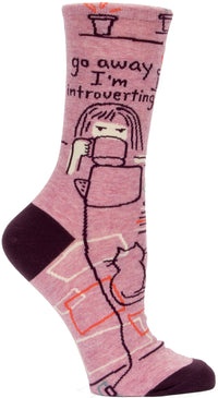 Go Away Introverting Socks