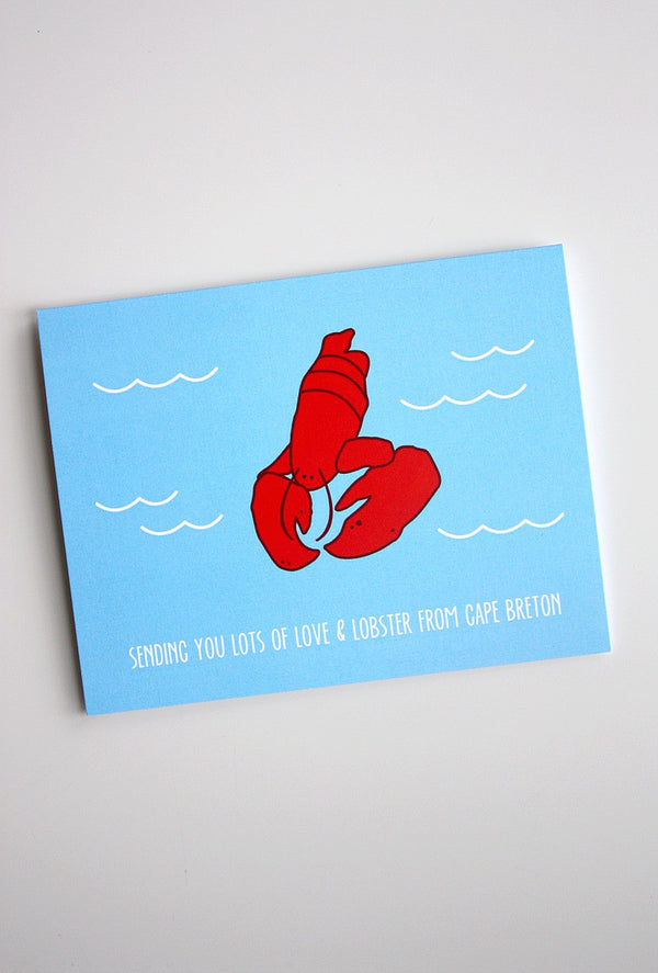 Love & Lobster From Cape Breton Card - La Quaintrelle - 1